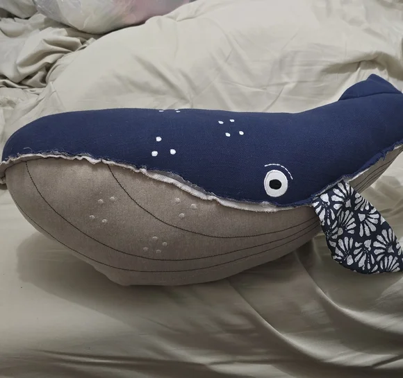 Blue Whale Plush - Picture 2 of 6